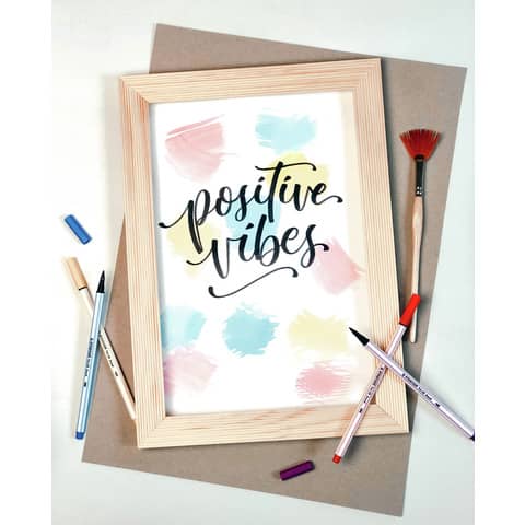 Pennarello Stabilo Arty Line Pen 68 brush punta a pennello in conf. 8 colori assortiti - 568/10-21-20